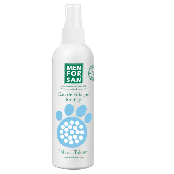 Eau de Cologne parfum talc pour chien