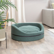 Panier lit pour chien déhoussable et épais vert