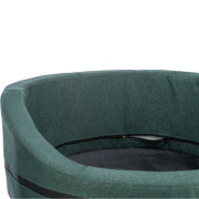 Panier lit pour chien déhoussable et épais vert