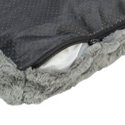 Coussin orthopédique mémoire de forme déhoussable gris