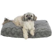Coussin orthopédique mémoire de forme déhoussable gris