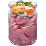 Pâtée pour chien haut de gamme sans céréales 48 % poulet