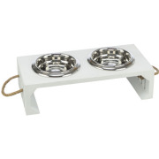 Support design avec gamelles