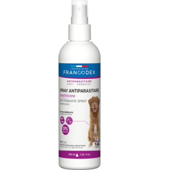 Spray Antiparasitaire chien 200 ml Francodex