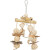 Jouet naturel en bambou pour oiseaux