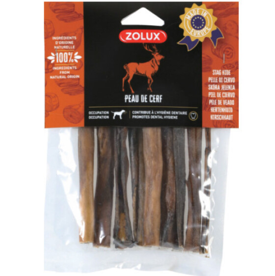 Friandise Peau de cerf naturelle pour chien