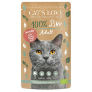 Cat's Love Sachet fraîcheur bio bœuf 100 g