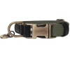 Milk & Pepper Collier réglable Dawson kaki pour chien
