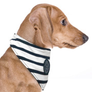 Milk & Pepper Bandana pour chien rayé GURVAN