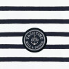 Milk & Pepper T-shirt marinière bleu marine pour chien