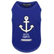 Milk & Pepper T-shirt spécial bouledogue Ancre bleu NOAN