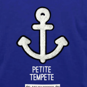 Milk & Pepper T-shirt spécial bouledogue Ancre bleu NOAN