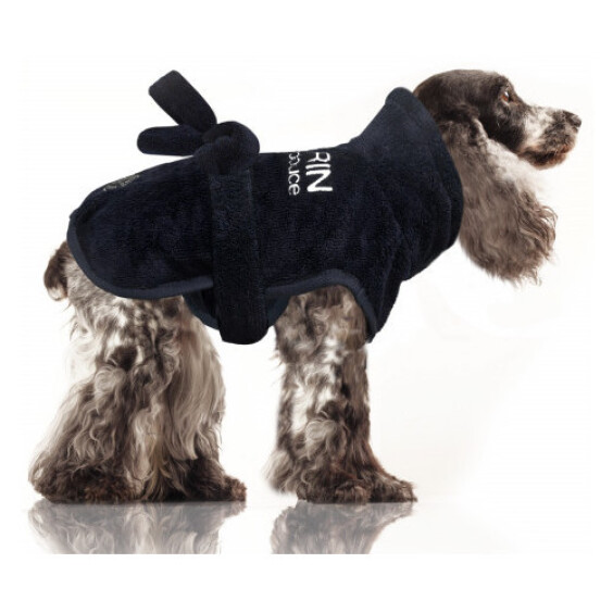 Milk & Pepper Peignoir pour chien Marin brodé