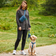 Laisse Urban Rope ronde en corde bleu océan pour chien solide taille small DOG Copenhagen