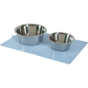 Tapis pour gamelle chien avec ventouse