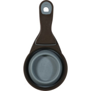 Pince doseur à croquettes chien et chat gris