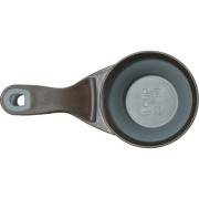 Pince doseur à croquettes chien et chat gris