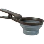 Pince doseur à croquettes chien et chat gris