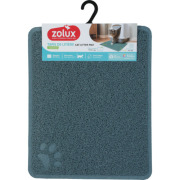 Tapis antidérapant bleu pour bac de toilette pour chat