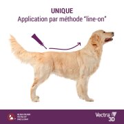 Pipettes antipuce Vectra 3D pour chien de 25 à 40 kg