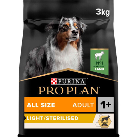PRO PLAN Adult Sterilised ALL SIZE adult agneau