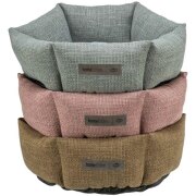 Panier rond chiot doux Viviana