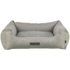 Panier lit chien gris déhoussable et lavable
