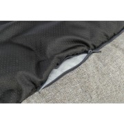 Panier lit chien gris déhoussable et lavable