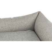 Panier lit chien gris déhoussable et lavable