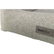 Panier lit chien gris déhoussable et lavable