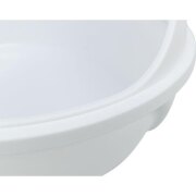 Bac de toilette pour chat, anti projection, très haut rebord, Simao BLANC