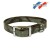 Collier biothane camouflage vert