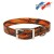 Collier biothane chien camouflage orange