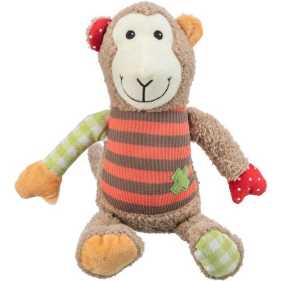 Peluche pour chien singe