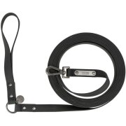 Longe pour chien en PVC noir