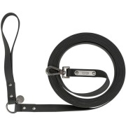 Longe pour chien en PVC noir