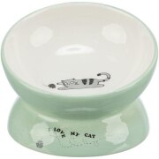 Gamelle orthopédique, surélevée motif chat