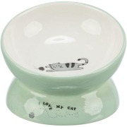 Gamelle orthopédique surélevée motif chat