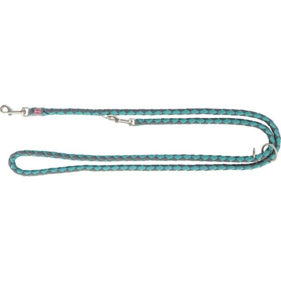 Laisse multiposition Cavo aqua/gris