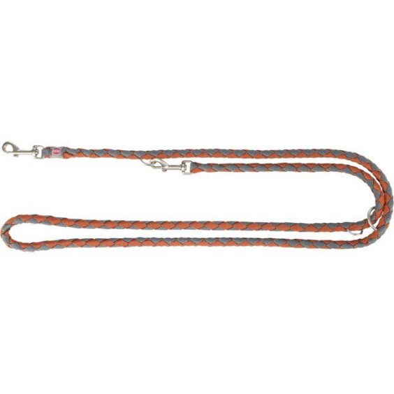 Laisse multiposition Cavo rouille/gris