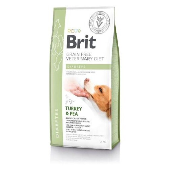 Croquettes Brit vétérinaire pour chien diabetic - 12KG