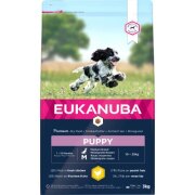 EUKANUBA croquettes puppy chien moyen au poulet frais