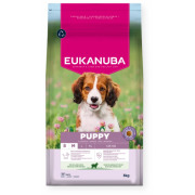 Eukanuba croquettes puppy petit et moyen chien agneau riz