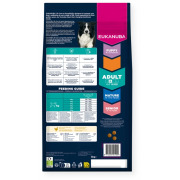Eukanuba croquettes pour chiens adultes de petite et moyenne taille agneau riz 2,5 kg
