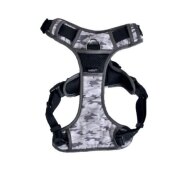 Harnais Anti-traction Rando Walk camouflage GRIS pour chien
