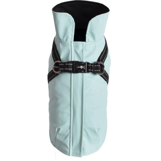Imperméable pour chien avec harnais intégré Tom bleu glacier