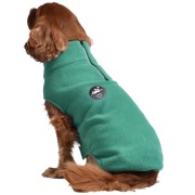 Pull en polaire vert