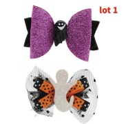 Lot de 2 barrettes Halloween pour chien
