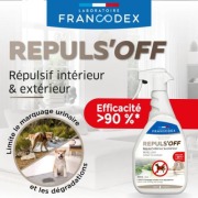 Spray répulsif pour chiens protection intérieure et extérieure Francodex
