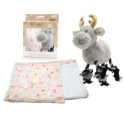 Coffret de Noël pour chien : Set couverture et doudou